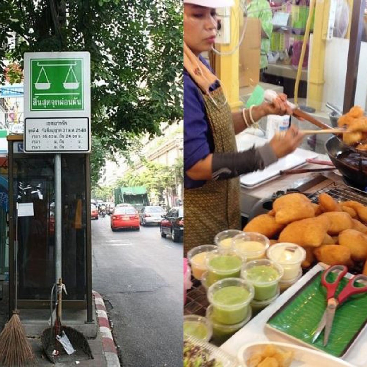 タイ名物、屋台の標識にみる複雑な出店事情とは？