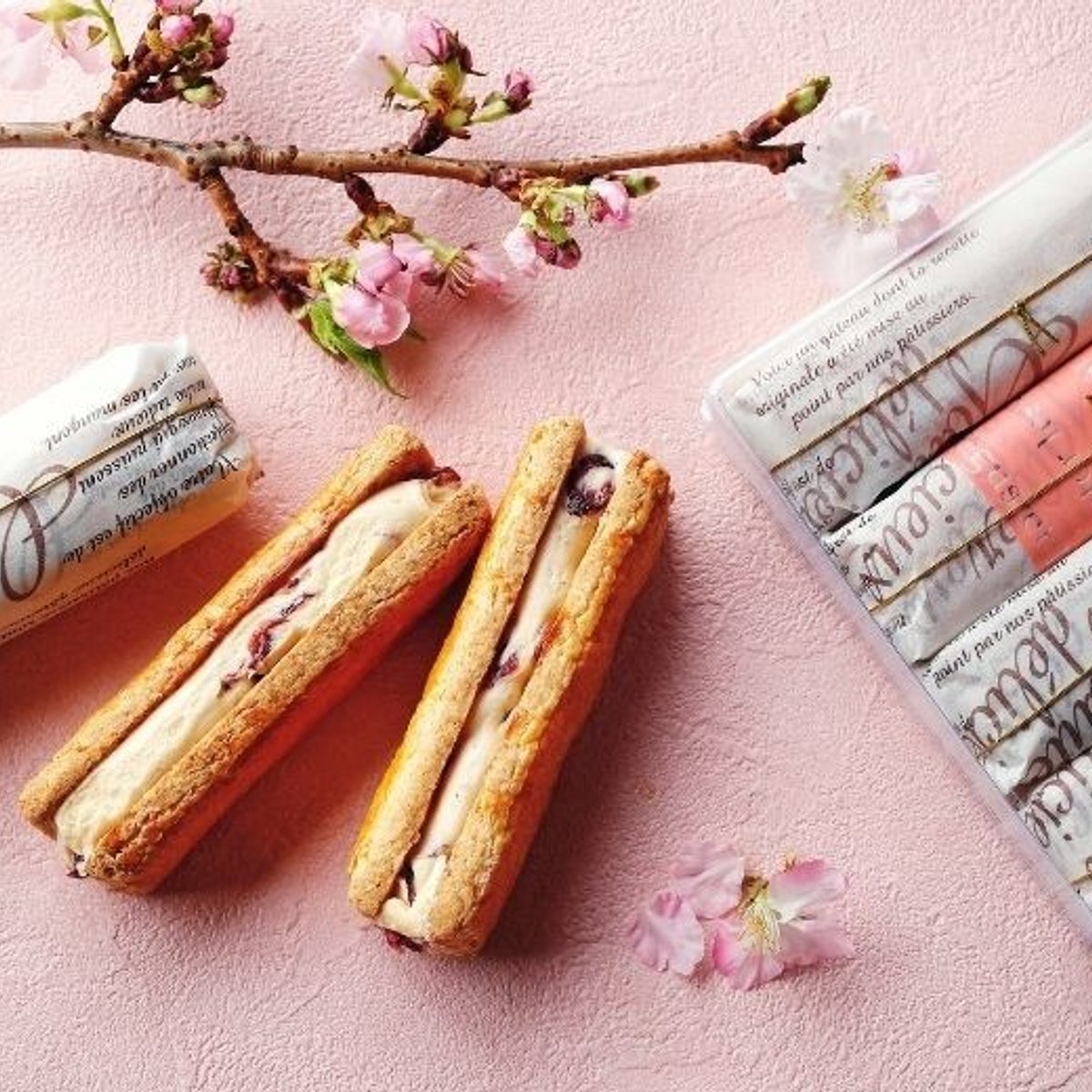 桜色のスイーツが満開！ お部屋でおこもり花見気分。