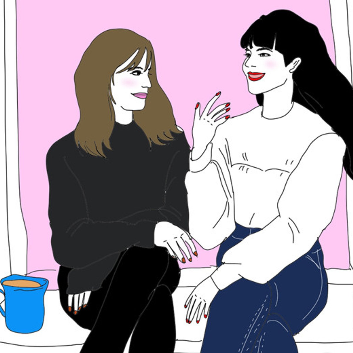 田中シェンと映画監督・枝優花、深夜のガールズトーク。