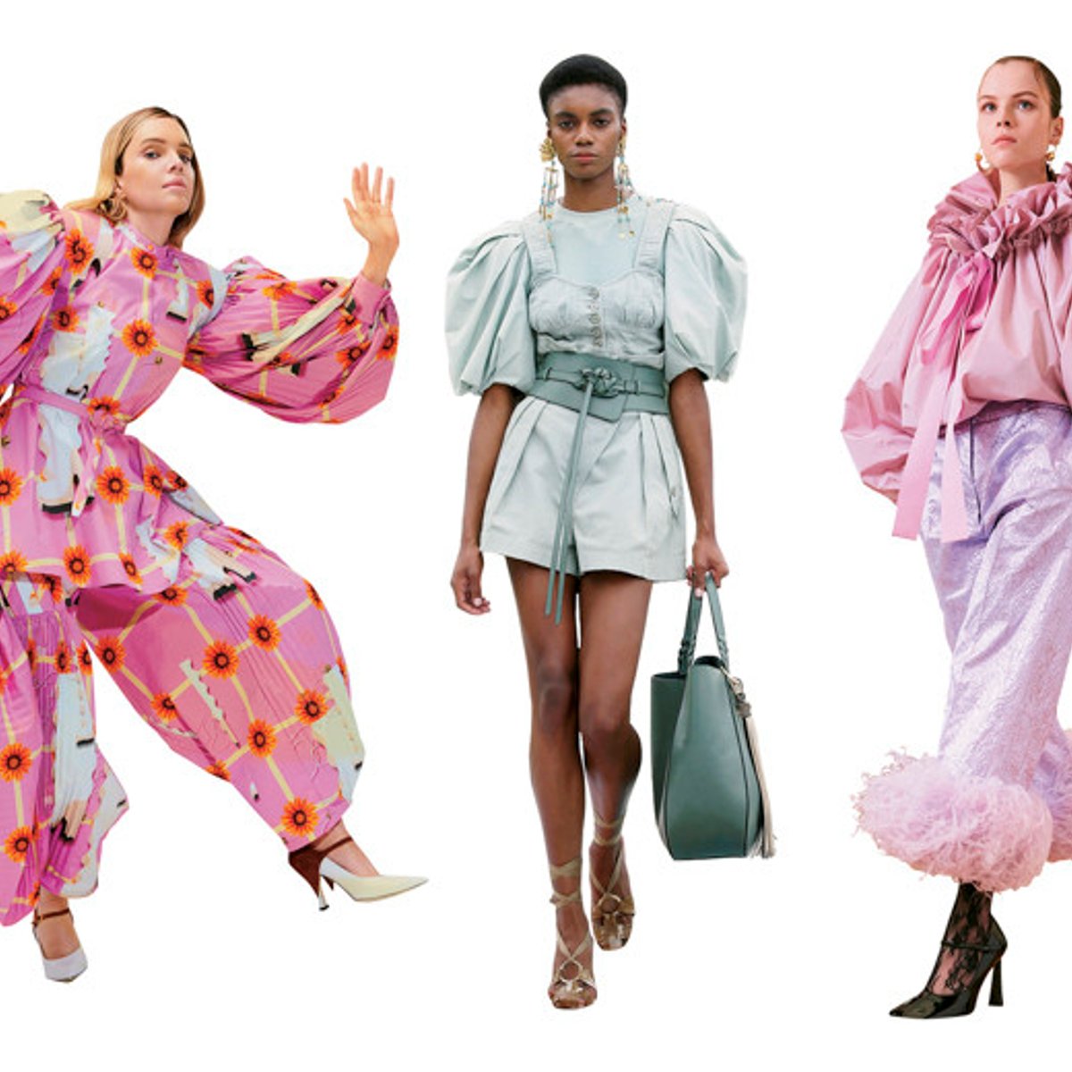 膨らませるか絞るか、春のおしゃれディテール3選。