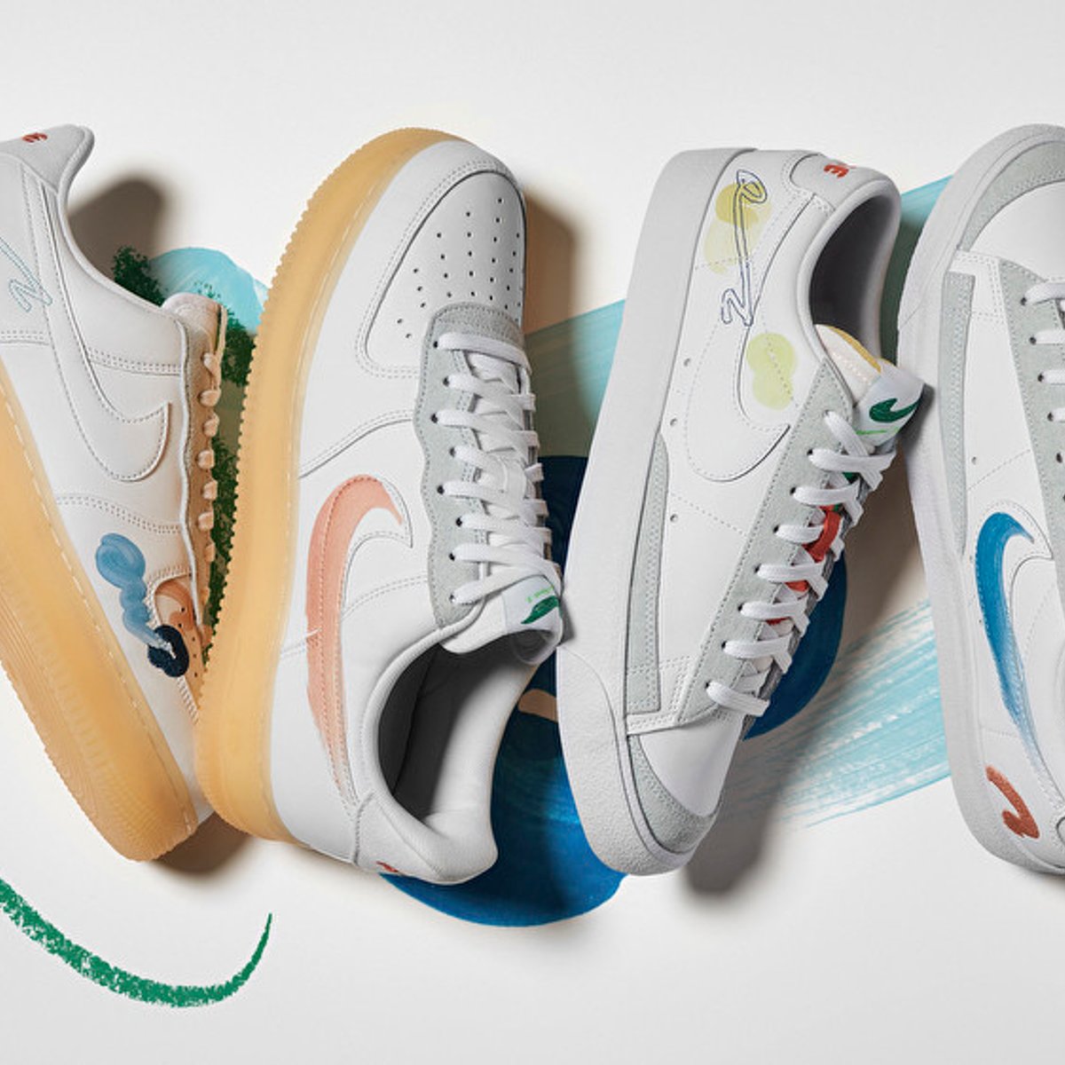 ナイキ フライレザーが、アートに変身！