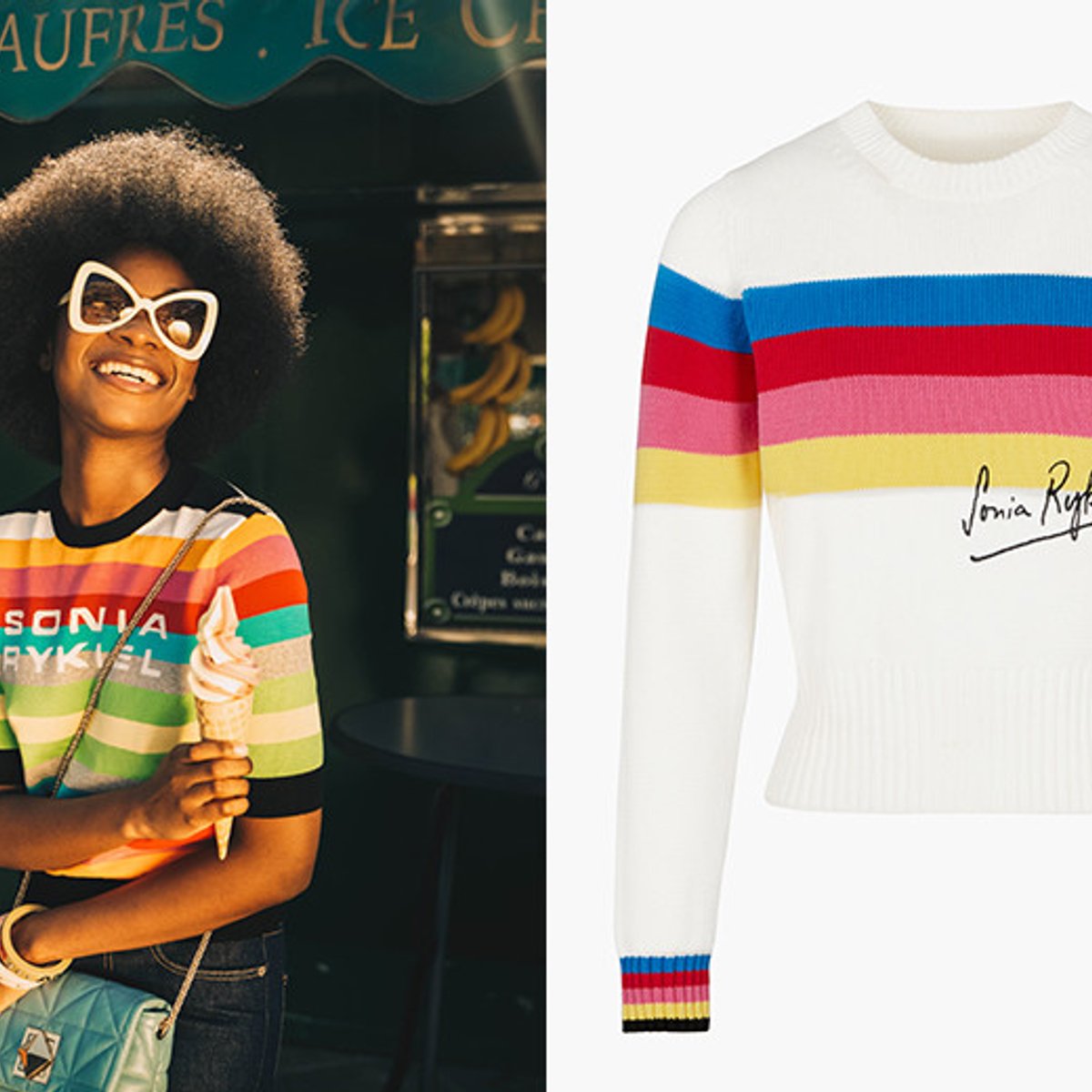 ストライプよ永遠なれ。ソニア リキエルのルネッサンス。