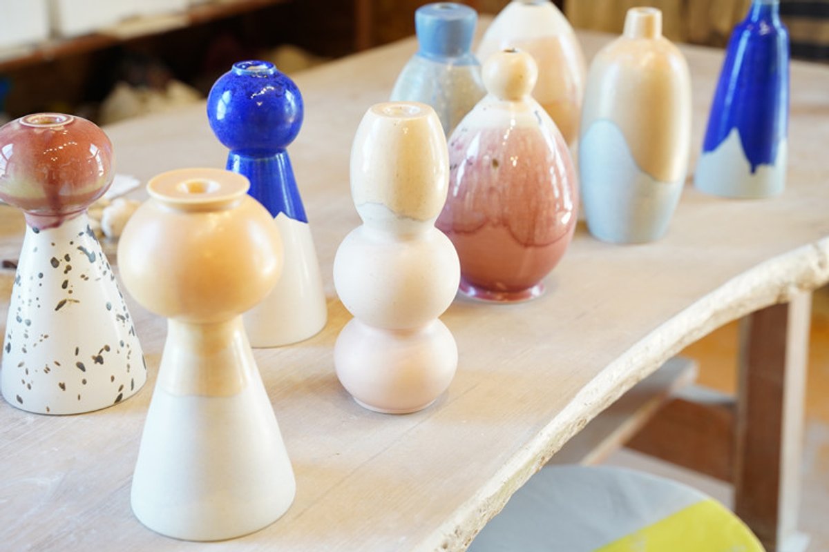 人気陶芸作家の作品が、おしゃれなランプになって登場