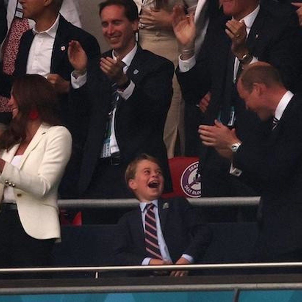 ジョージ王子、イングランドvsイタリアに大興奮！