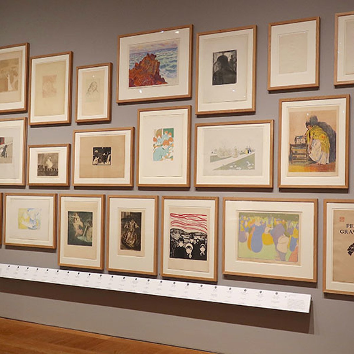 プティ・パレで、限定出版された絵画の巨匠たちの版画展。