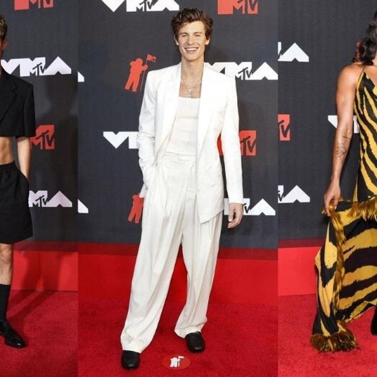 【写真】レッドカーペットを彩ったアンドロジナスな装い。