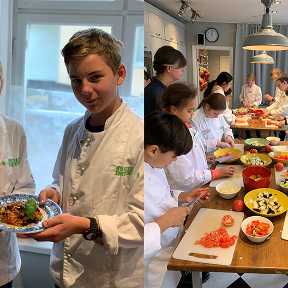 フードロスレシピで食育、スウェーデンの子ども料理教室。