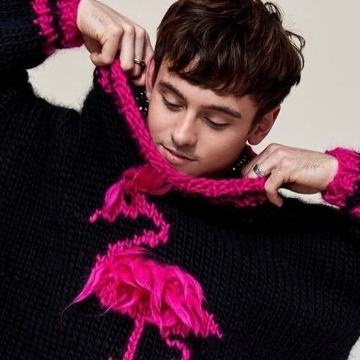 満を持して、トム・デイリー選手の編み物キットが発売に！