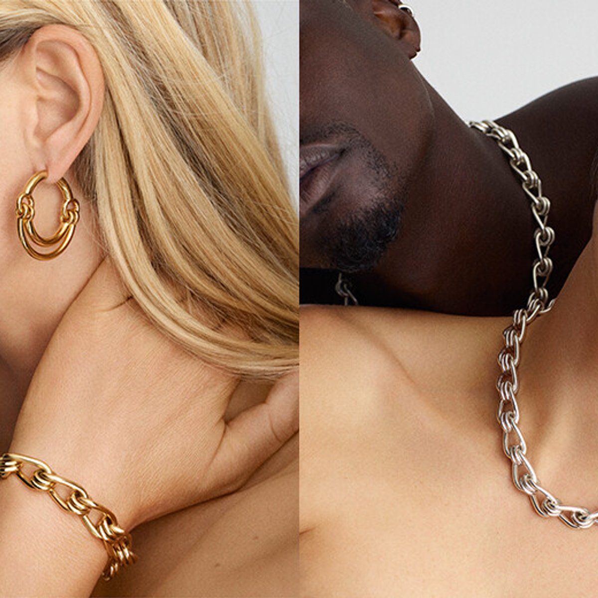 24S×シャルロット・シェネのジェンダー・ニュートラル・ジュエリー。