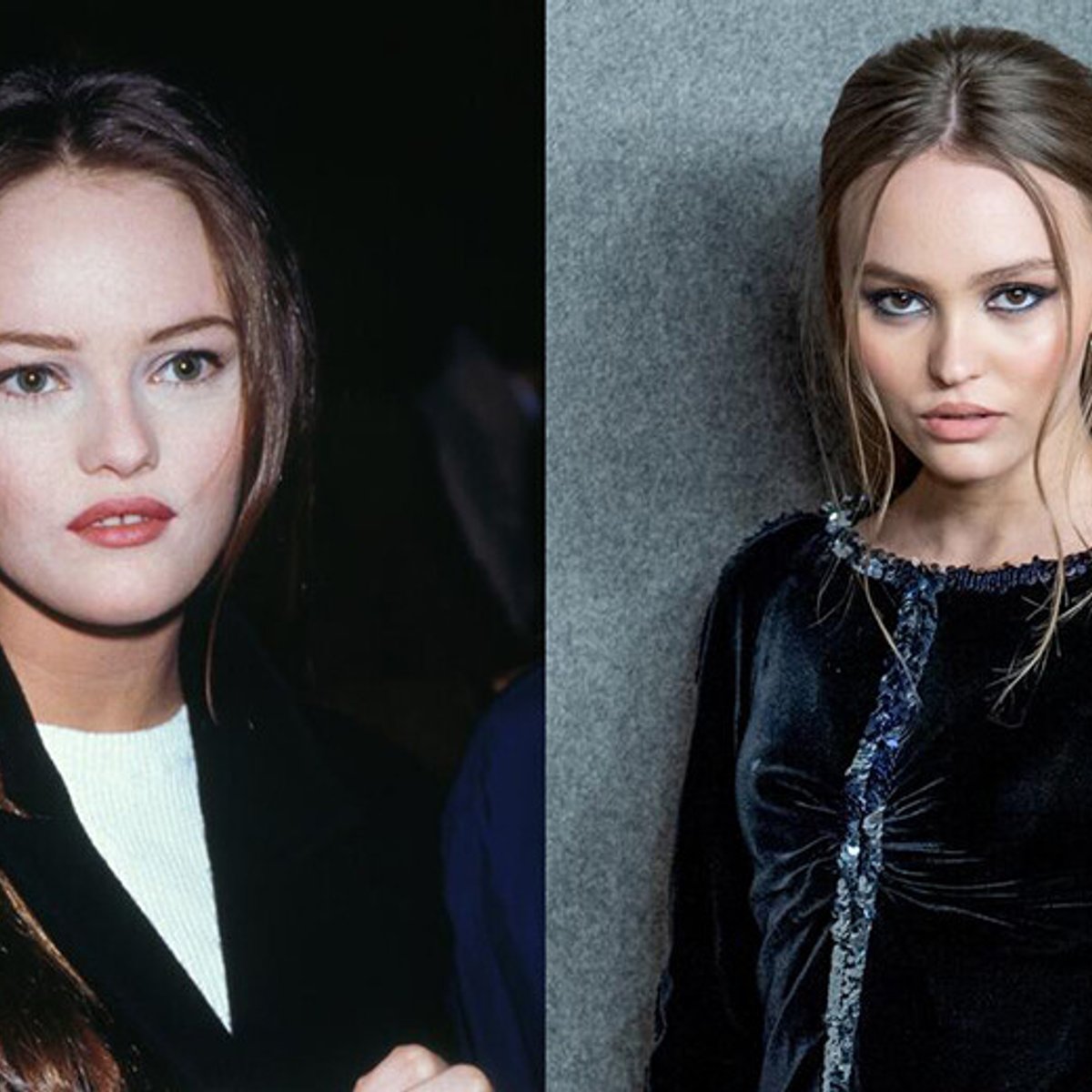 同年齢の時の母親と驚くほどそっくりな二世セレブの娘たち。