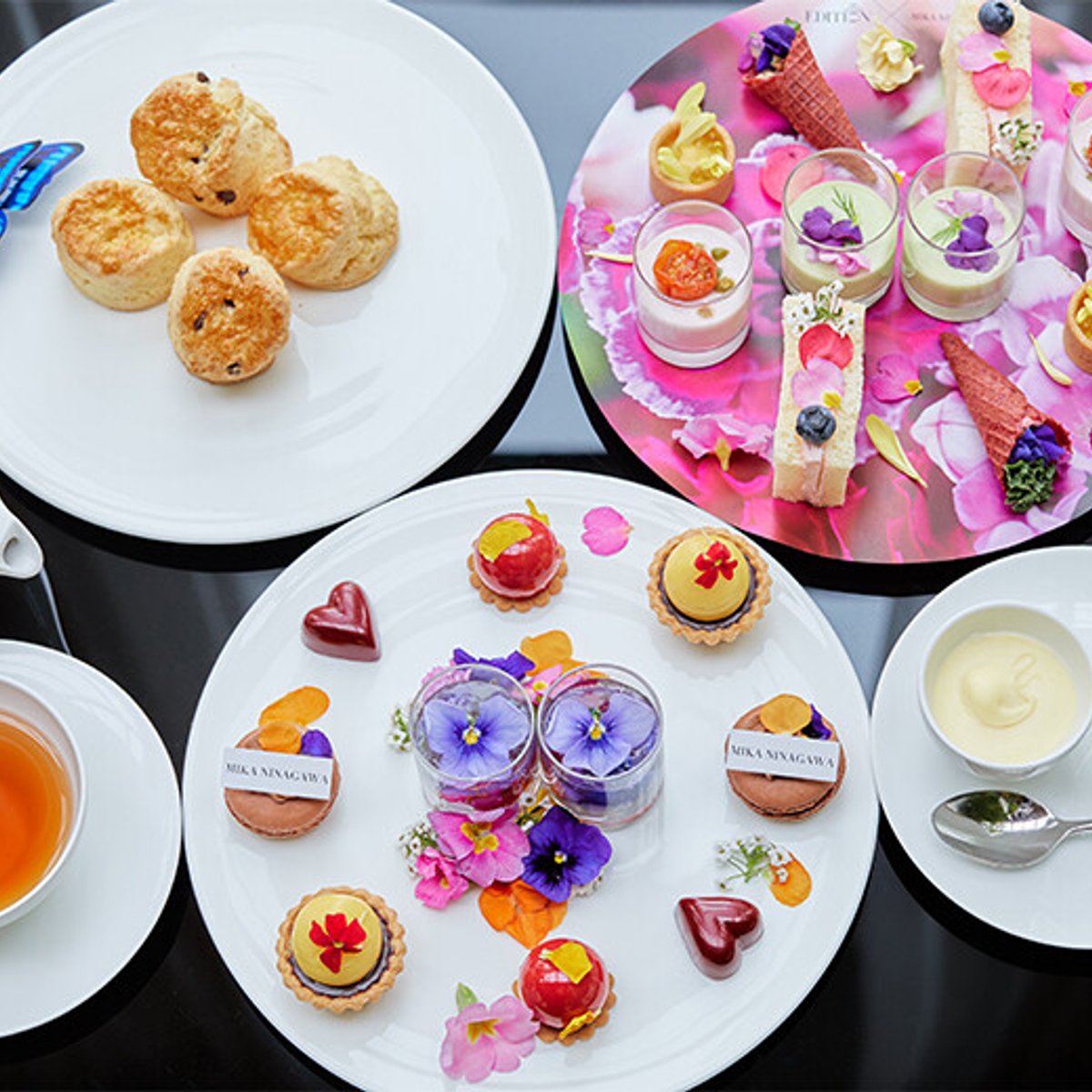 蜷川実花のアフタヌーンティーで、春を味わう。