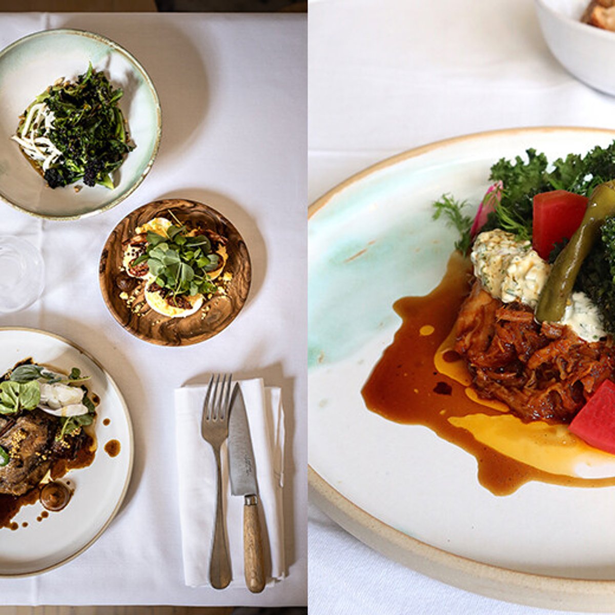 シェフの料理とグラスワイン。20区のフリポンが賑わっている。