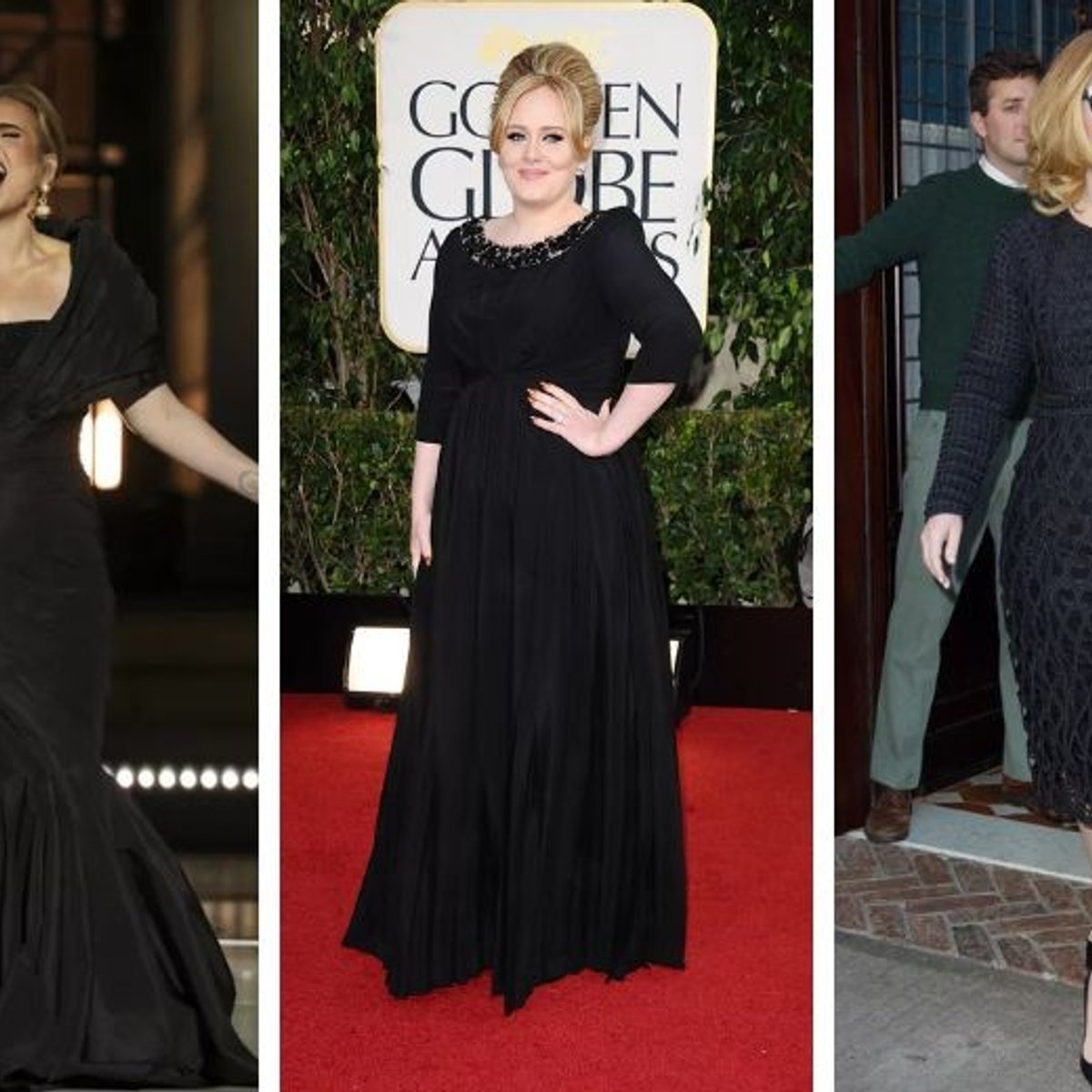 【画像】アデルが大舞台で纏った、印象的なブラックドレス15着。