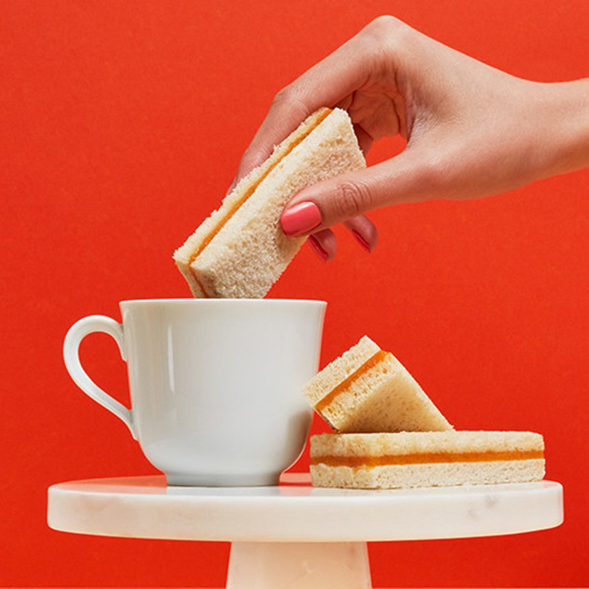 グルメ女子をおいしく満足させるプティボンのフィンガーサンド。