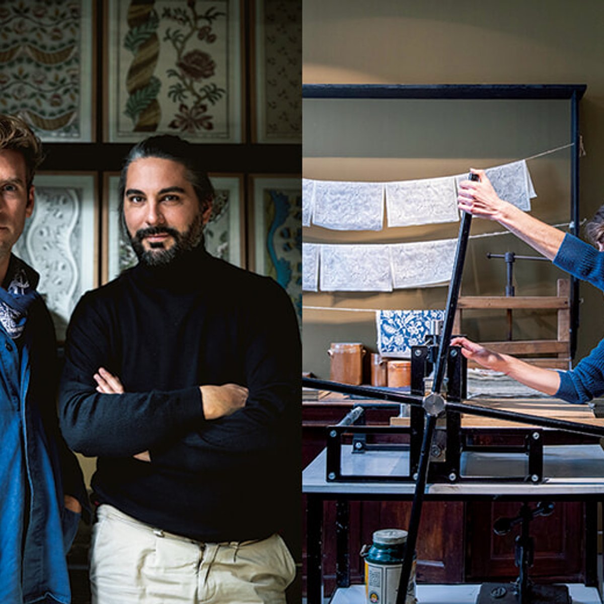 手刷りのドミノペーパー、その美しさの秘密。