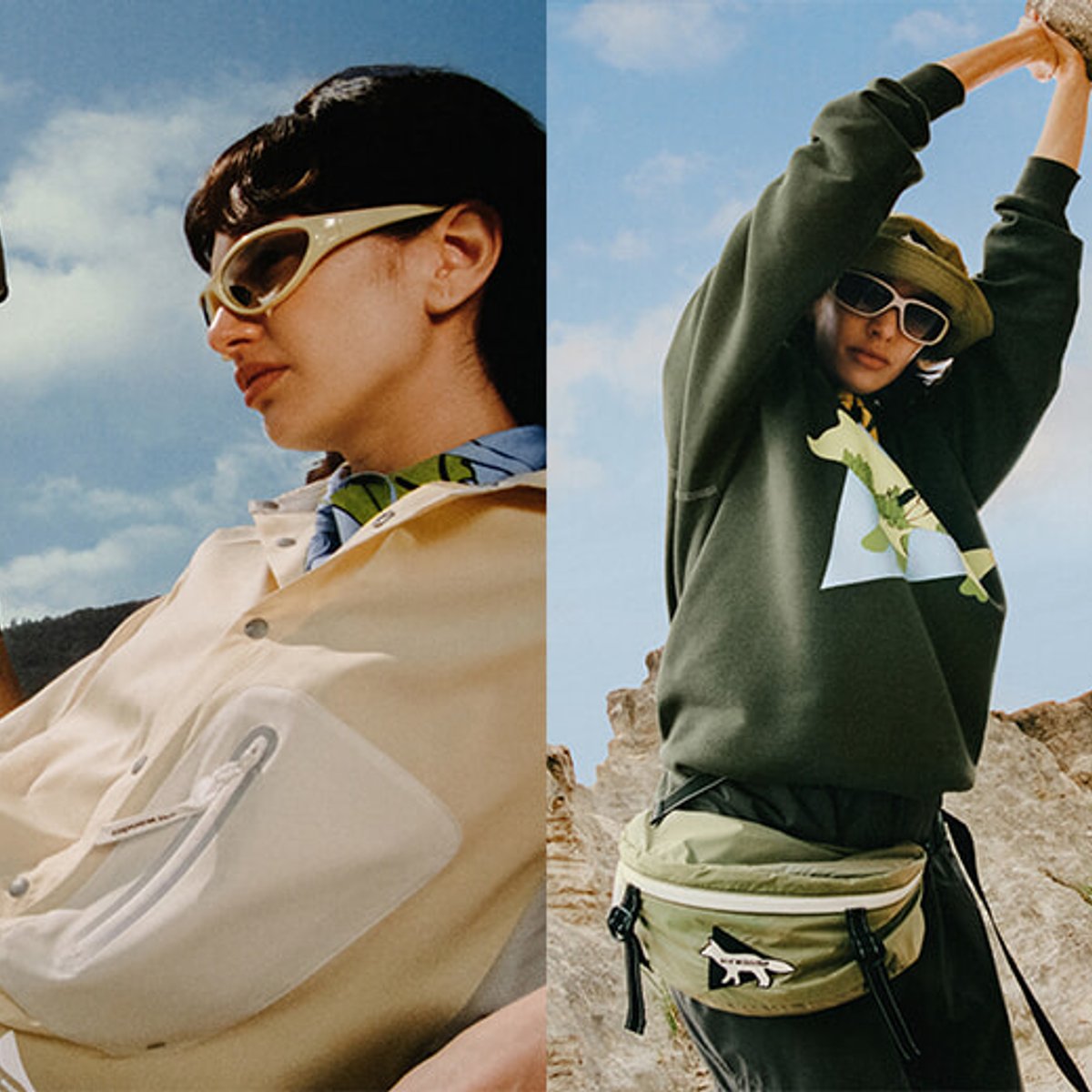 メゾン キツネが、アンド ワンダーとコラボしたら？