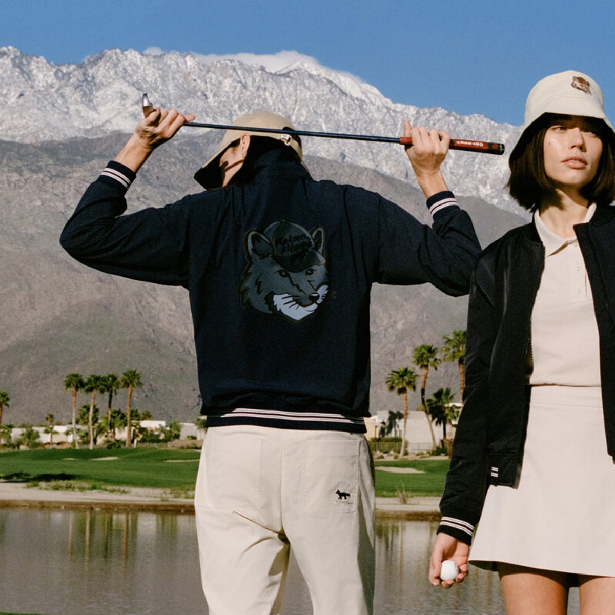 メゾン キツネのゴルフウエアは、かわいさで優勝！