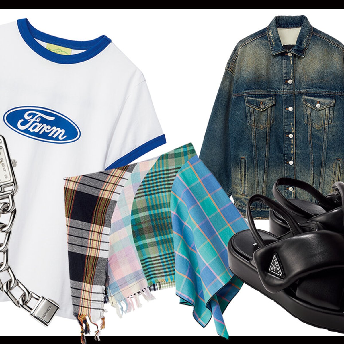 性別にとらわれないジェンダーレスな装い。【スタイリスト佐々木桃子】