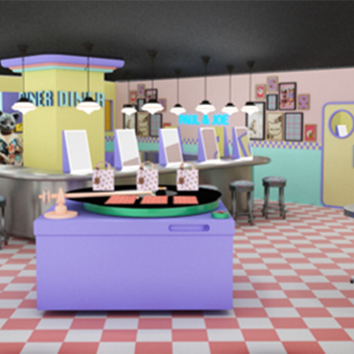 ポール ＆ ジョー ボーテのレトロ可愛いダイナーが原宿に登場！