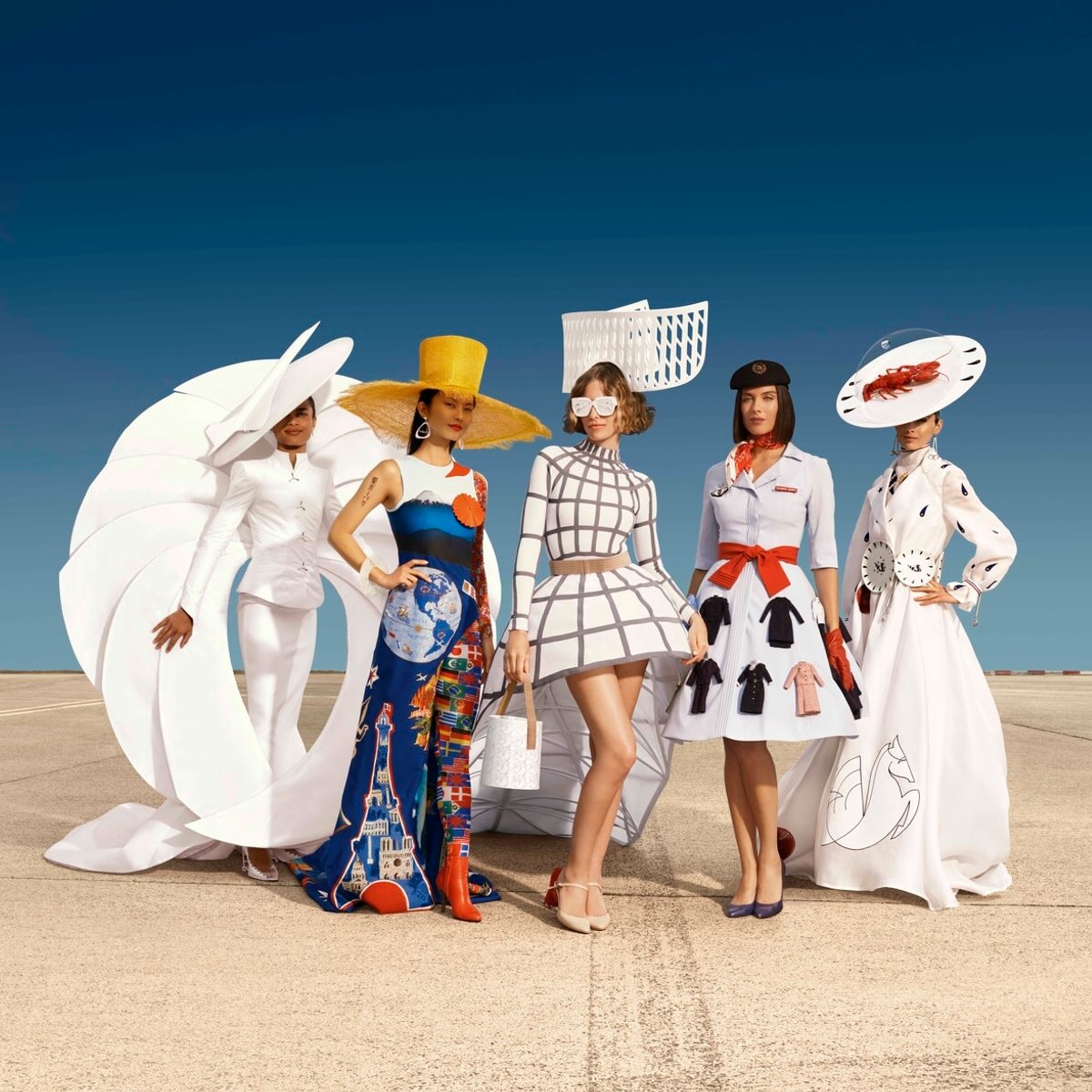 エールフランス、90年間のエレガンスをギャラリー・ラファイエットで。