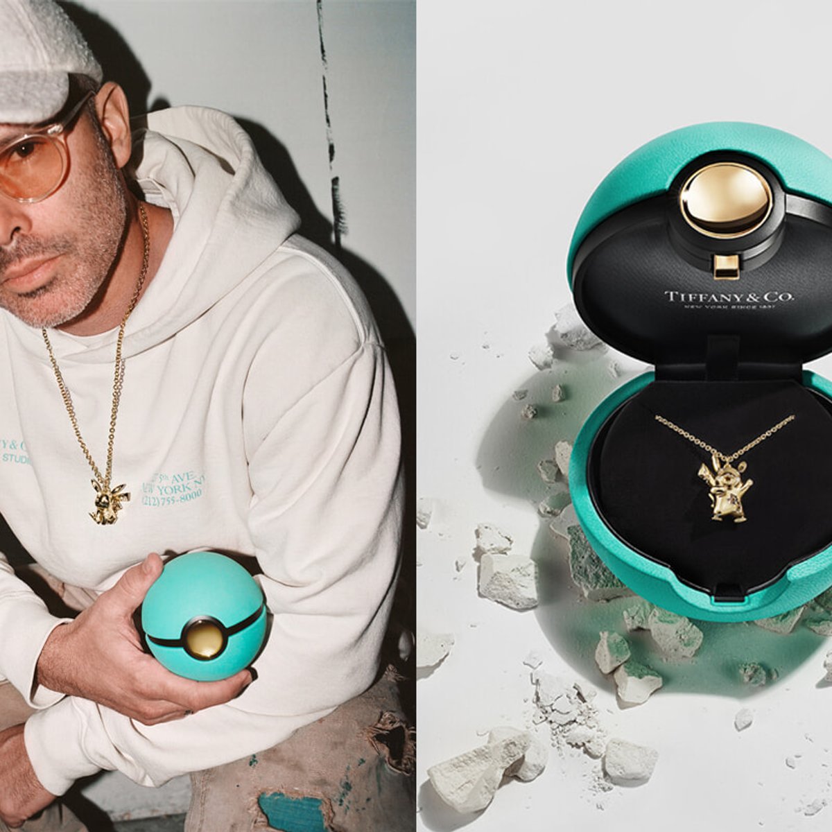 ポケモンが、アートなティファニーのジュエリーに？