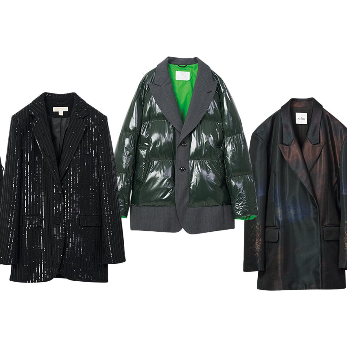 プレイフルに着こなしたい、異素材ジャケット5選。