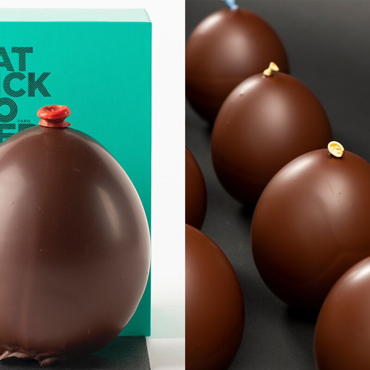 パトリック・ロジェ、クリスマスはチョコ風船に乗って！