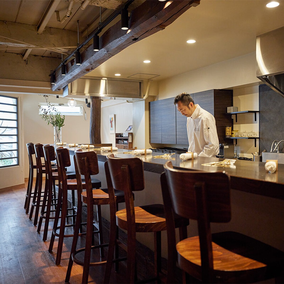 ライブ感もごちそう!　カウンターが楽しいフレンチ。