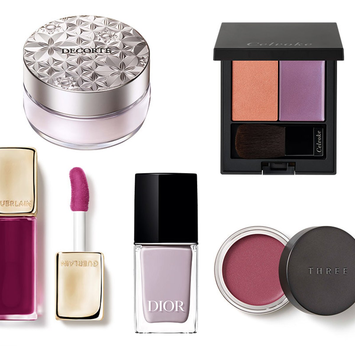 新年に向けて、2024年のお守りカラー「ラベンダー」メイク7選。