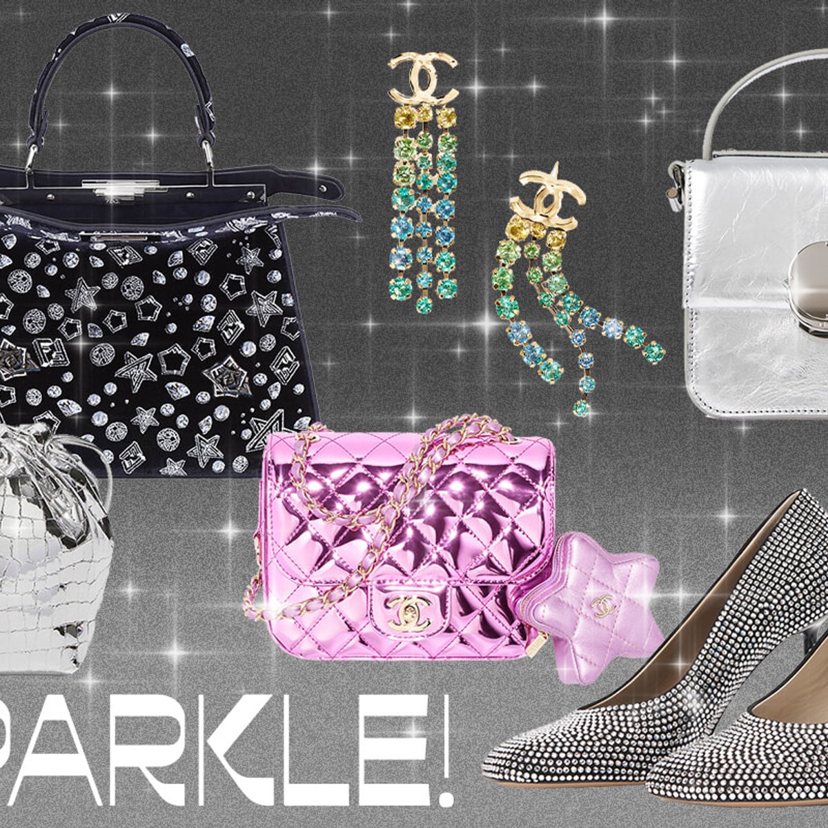 スパークル！ 靴、バッグ、小物……煌めきにトキメク最新アイテム30。
