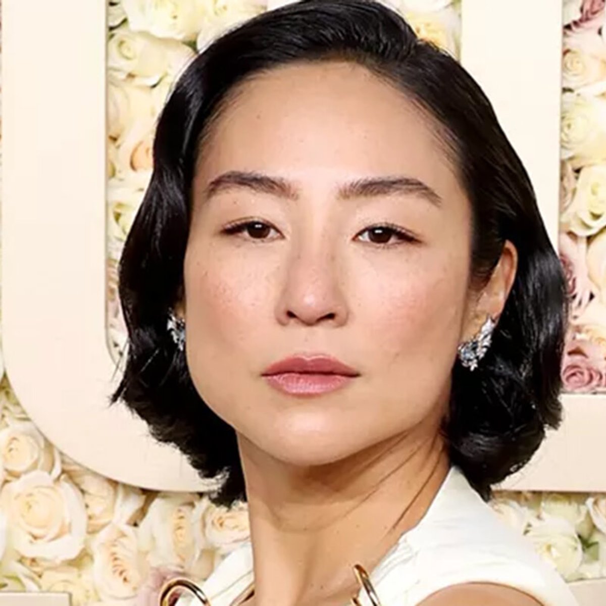 今年のゴールデン・グローブ賞ではメイクもミニマルに。