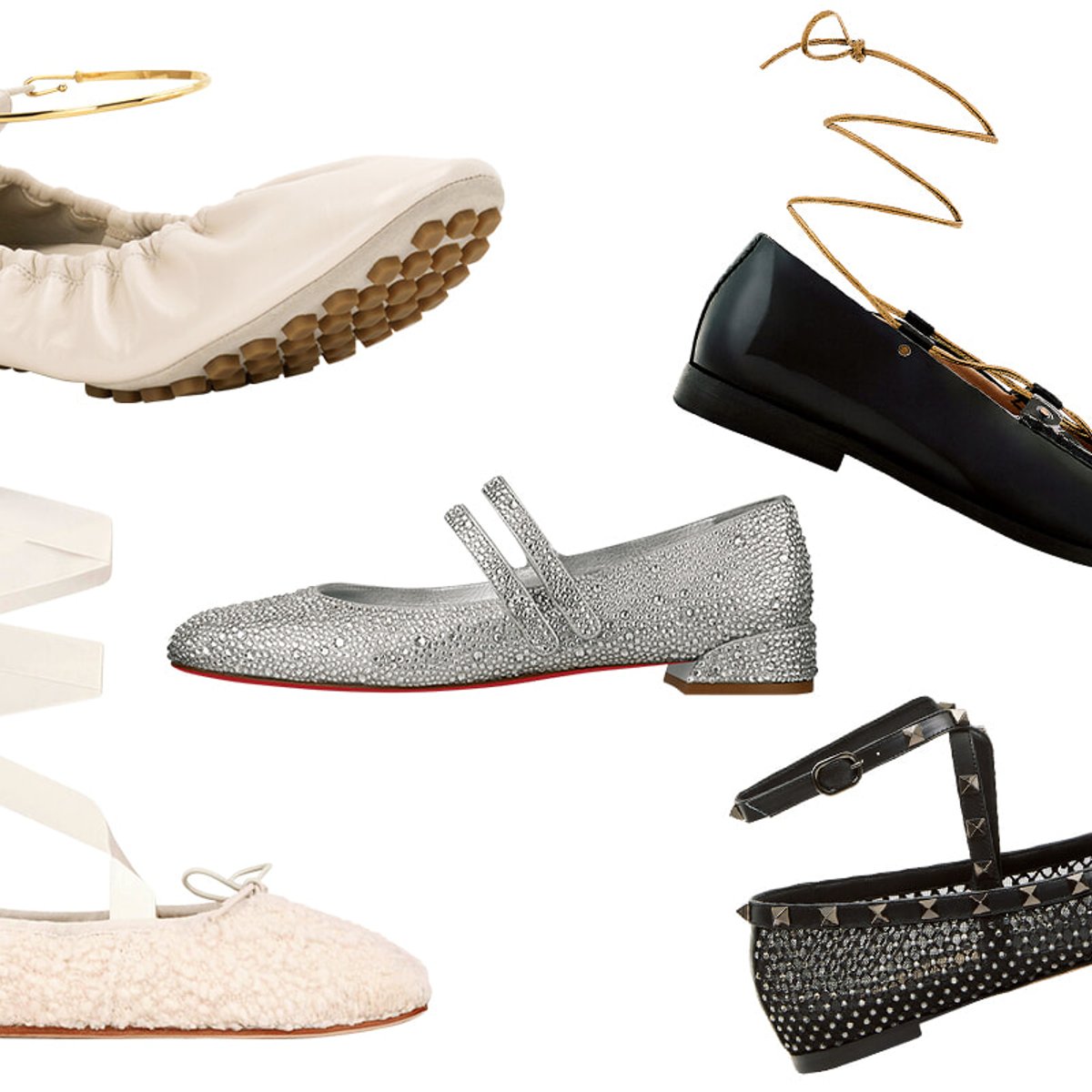 異素材＆個性派がたくさん！魅惑のバレエシューズ5選。