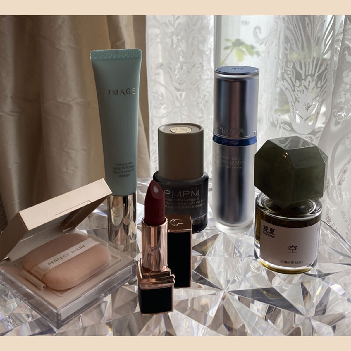 メイドインチャイナのコスメをお試し。