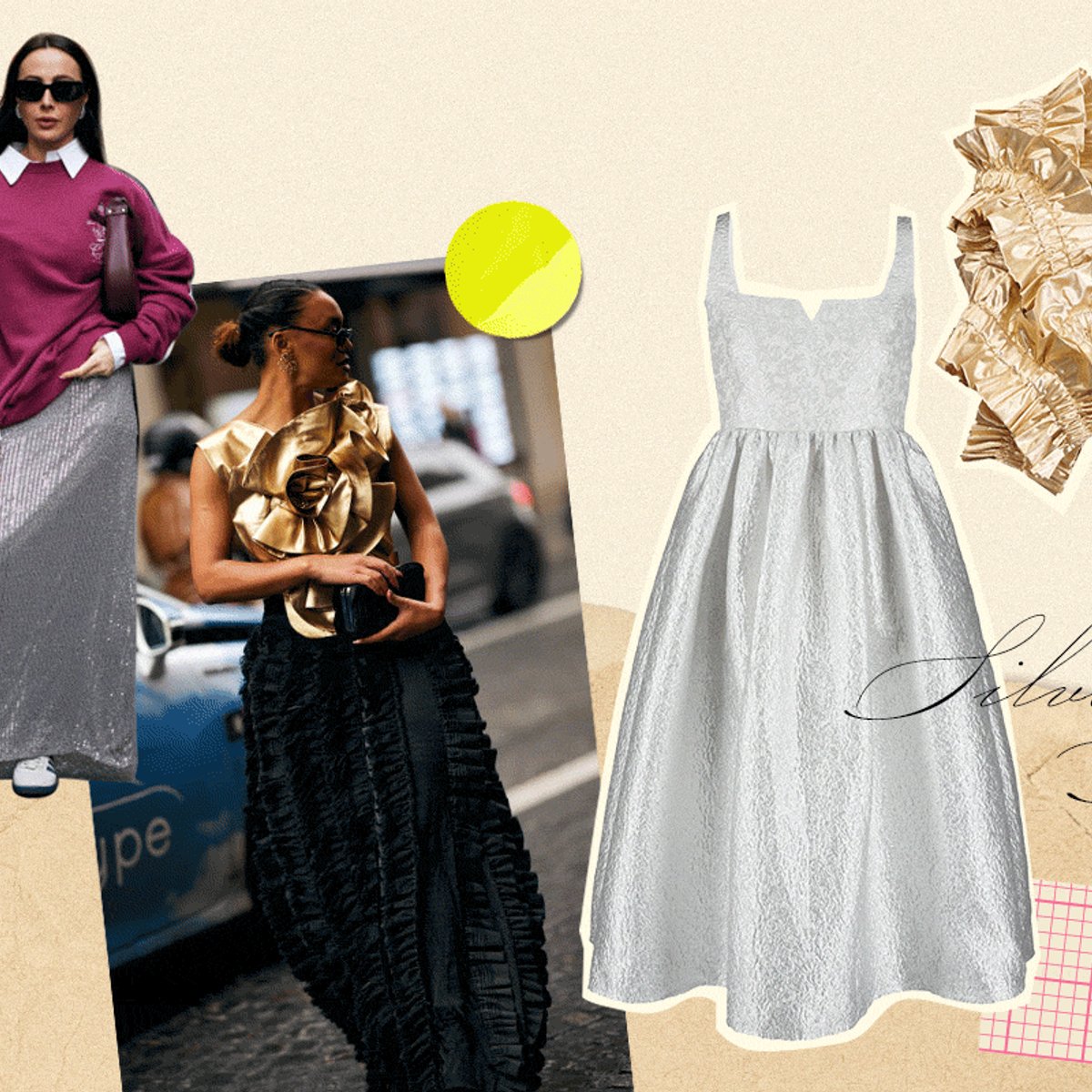 いま欲しいのは、ゴールド＆シルバーの煌めき！最新リコメンドウエア5選。