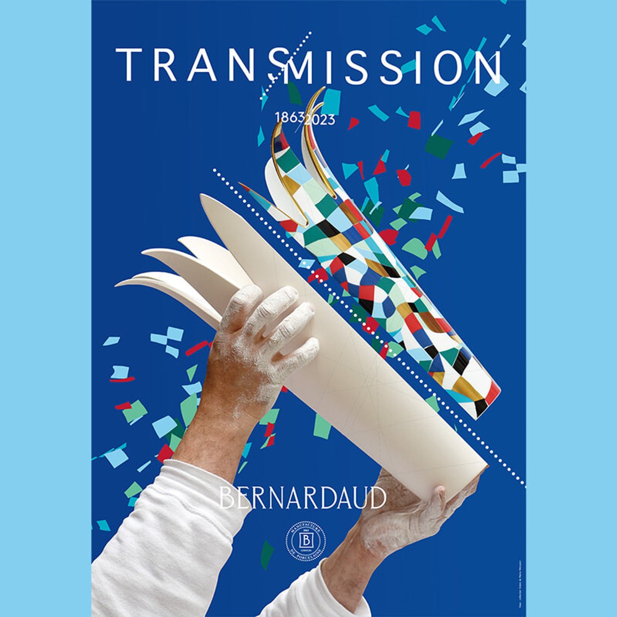 イセタンサローネで開催中、ベルナルドとアーティストのコラボレーション。