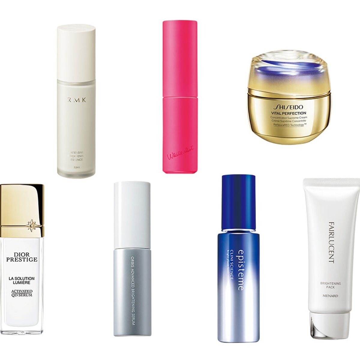 シミ治療後は、再発防止に美白コスメでケアを継続。