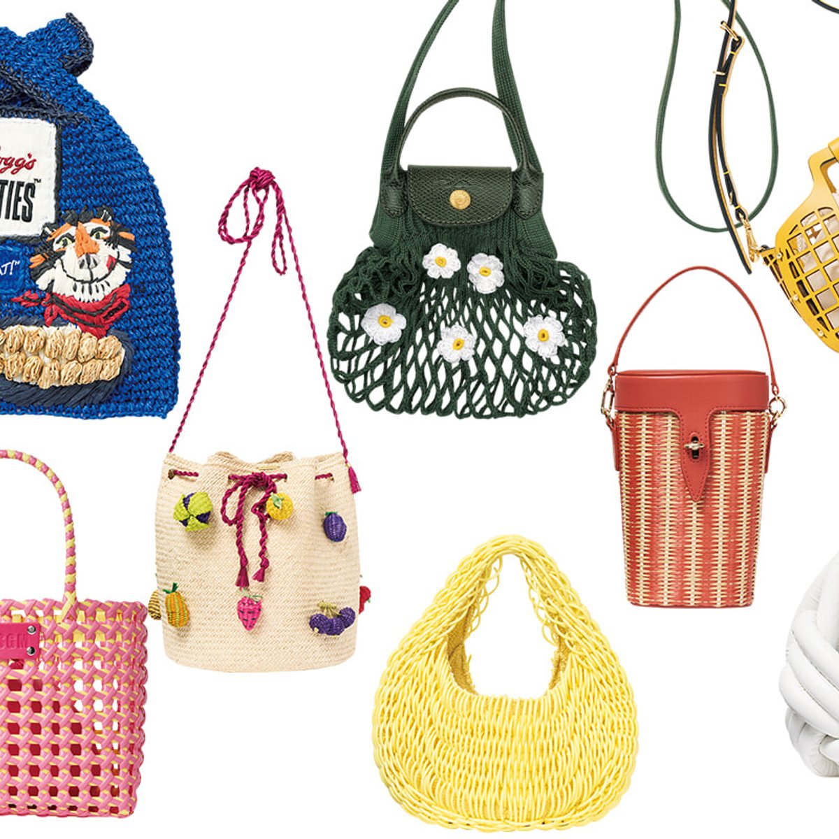 人気ブランドで探す、春夏バスケット＆ニットバッグ。