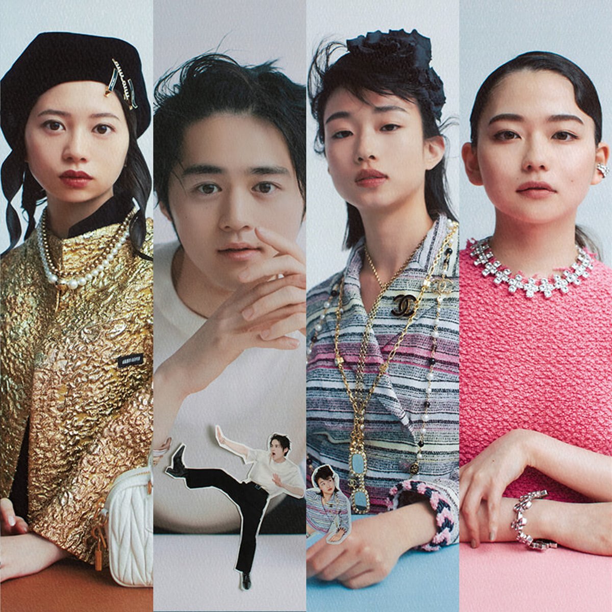 煌めく主人公たち。