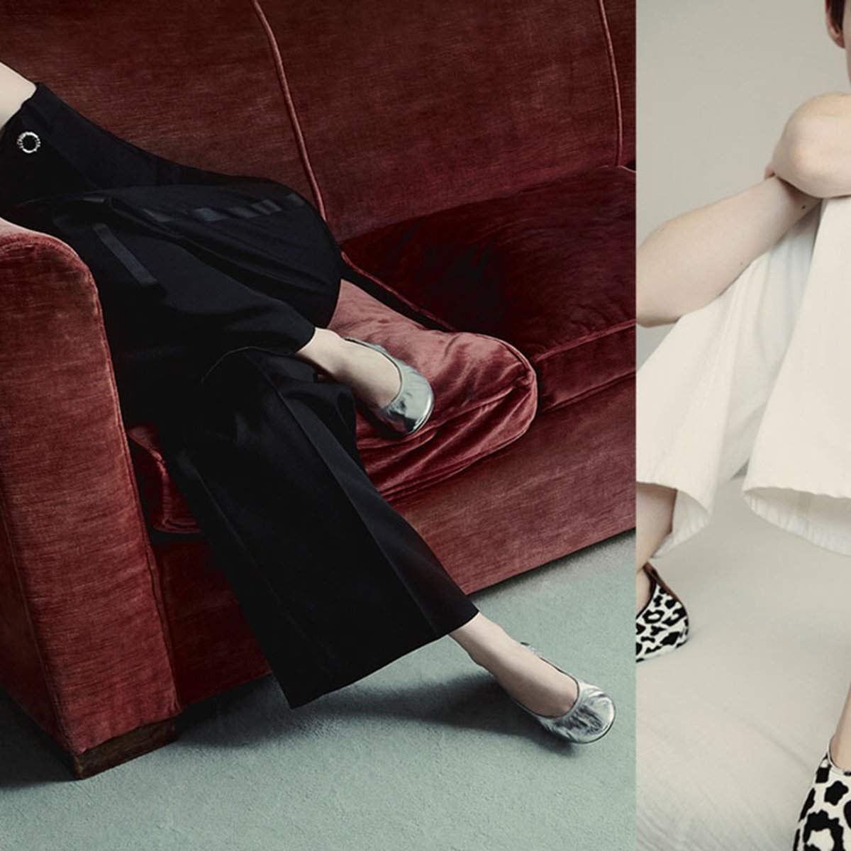 究極のシックを演出する、ランバンの新作バレエシューズ。