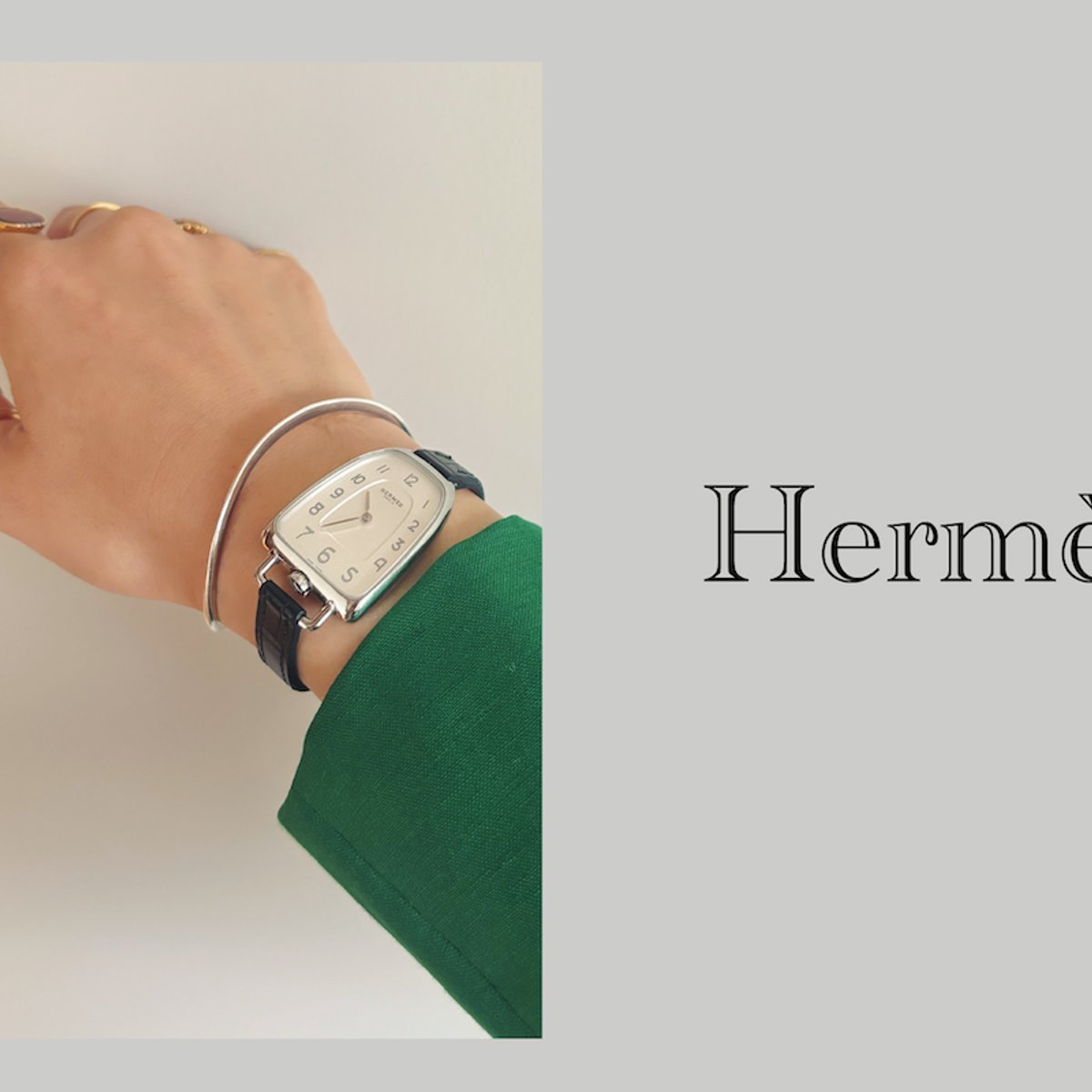 スタイリスト小川夢乃の10年後も愛用したいエルメスの腕時計。