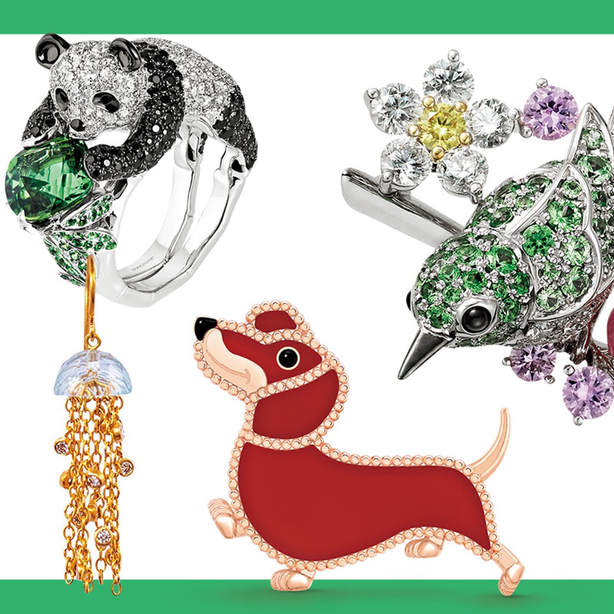 動物に昆虫、自然界のモチーフが愛らしいジュエリーに！