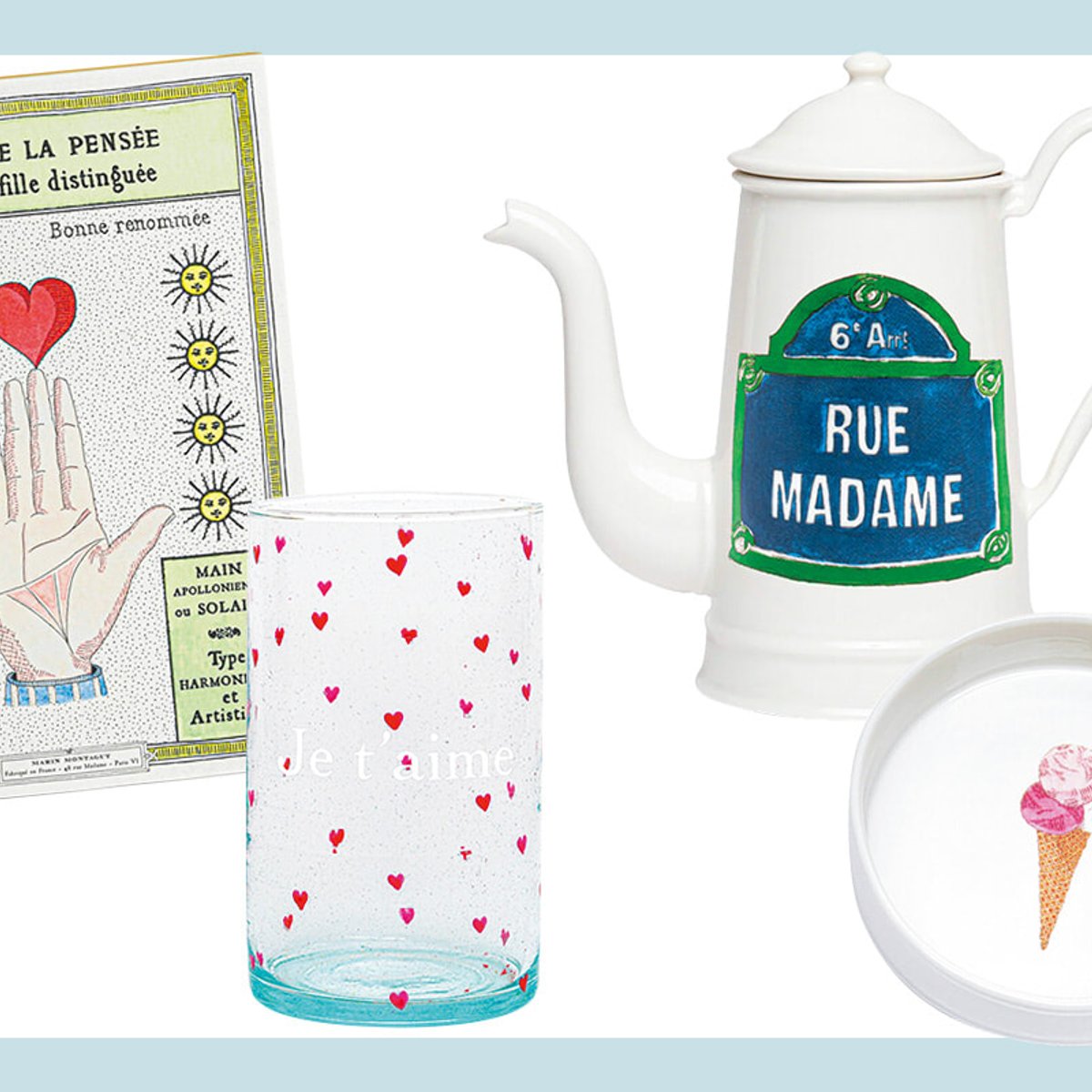 日本初上陸のマラン・モンタギュで、キュートなパリ雑貨をチェック。