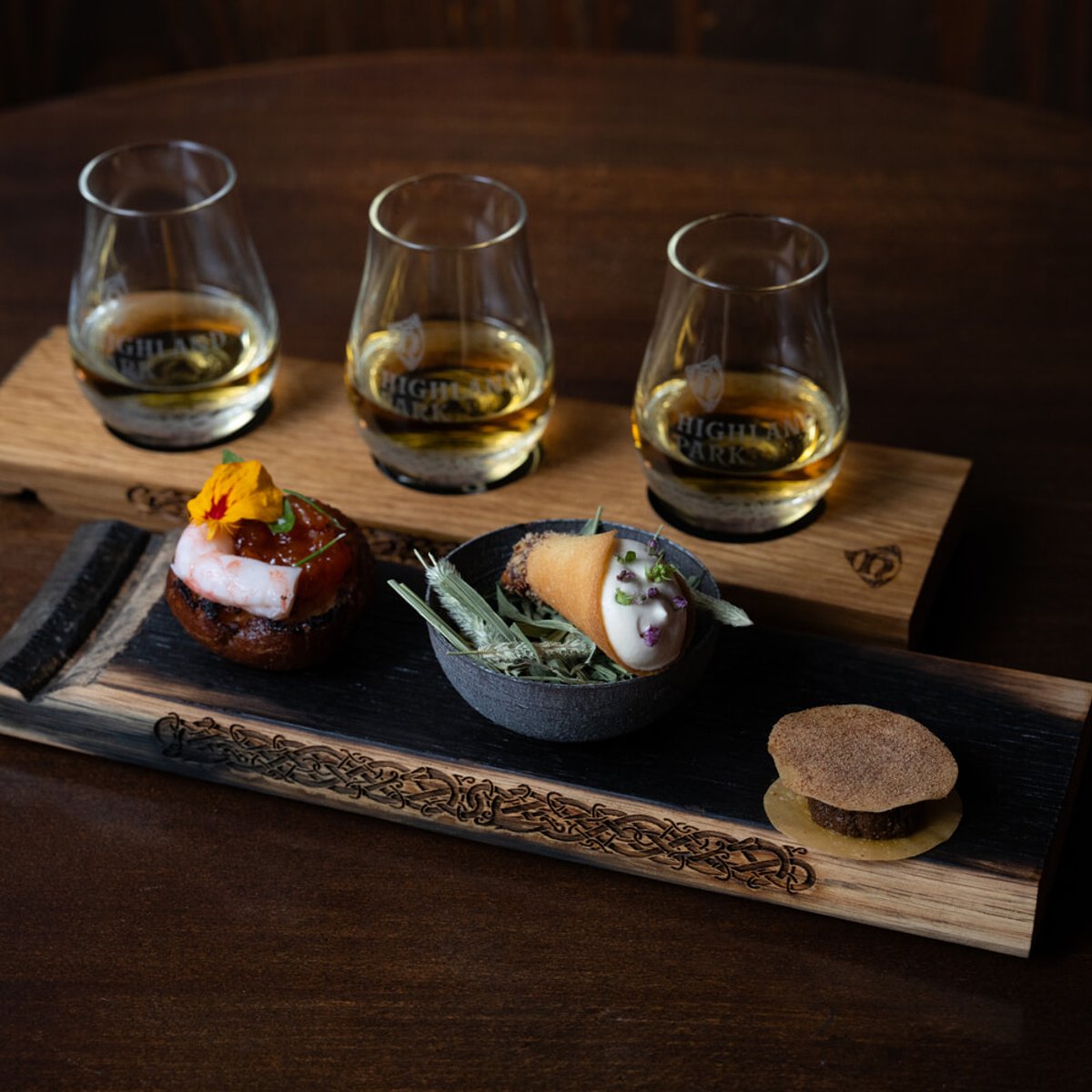 ハイランドパークの魅力が際立つ、気鋭シェフとのセッション。