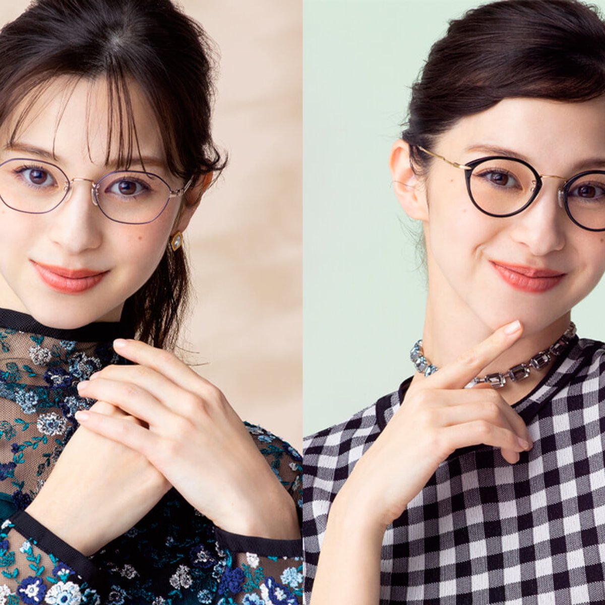 上質なアイウエアで彩る、 初夏のスタイル。