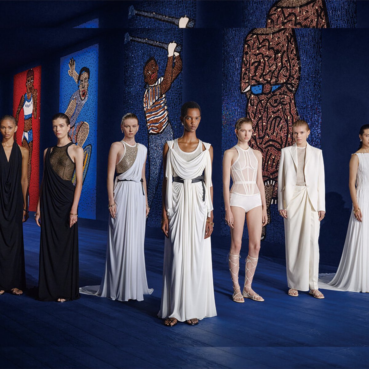 女性アスリートにオマージュ、ディオールの24-25年秋冬オートクチュール。