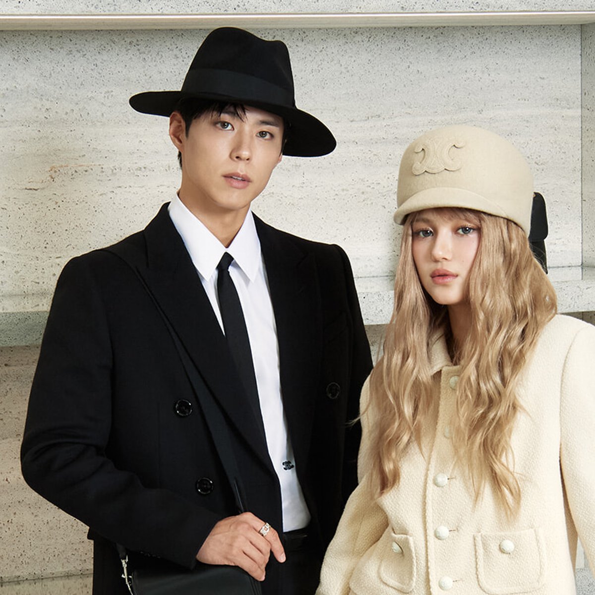 セリーヌ 御堂筋にNewJeansのダニエルとパク・ボゴムが来店。