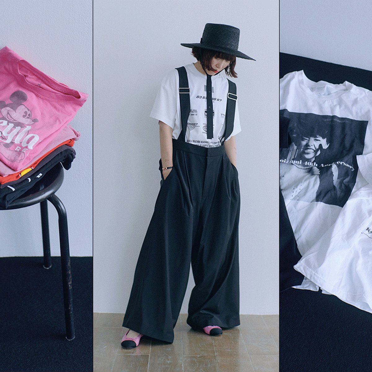 【スタイリスト山本マナ流】スタイルを作るTシャツ、4つの選び方。