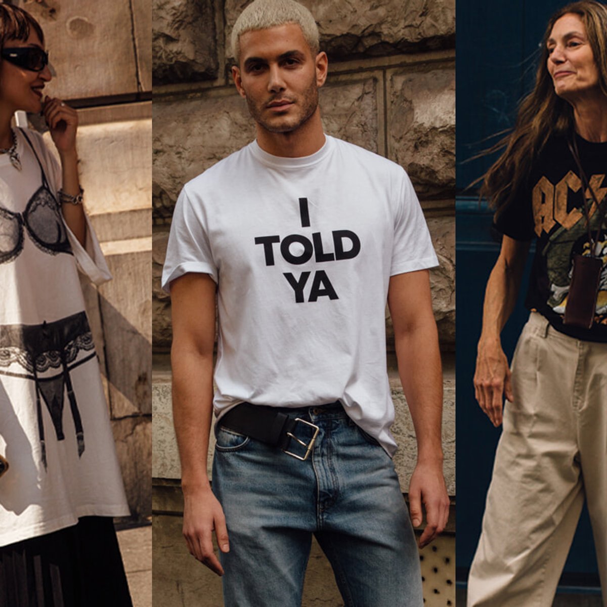 ファッションエディター栗山愛以が海外ストリートから選んだ、夏のTシャツ＆着こなしBEST3！