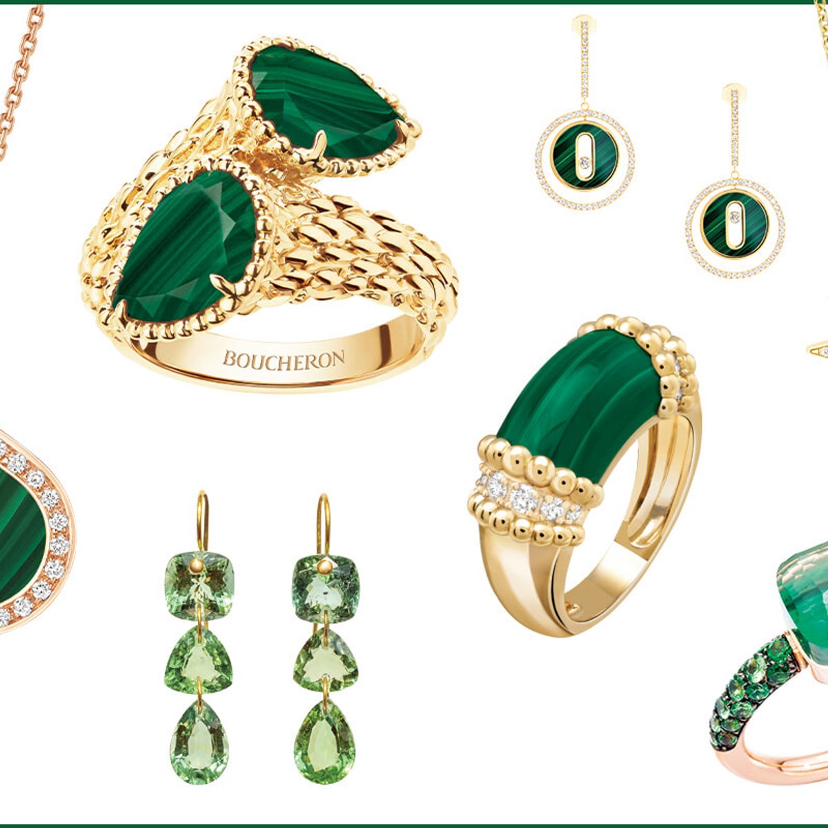 先取りしたい！ 癒しの意味を持つ「グリーン」のジュエリーがトレンド入り。