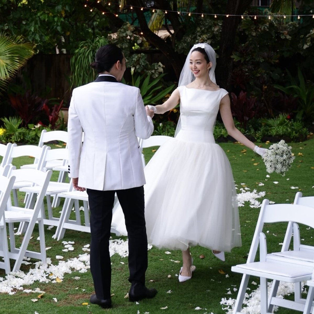 モデルの松島花、５年越しのウエディングパーティをした理由。